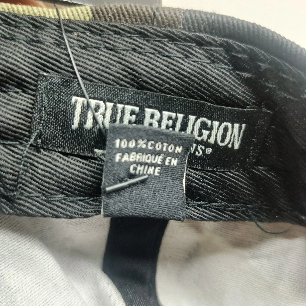 NWT True Religion Buddha Guitar Front Camo Cap Men's Adjustable‎ Snap Back